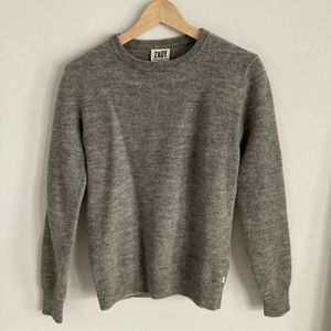 READ! ZADY Essentials Collection Gray Crewneck
